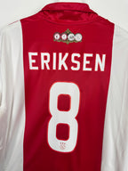 AJAX AMSTERDAM FOOTBALL JERSEY 2011/2012 HOME - ERIKSEN #8 (XL)