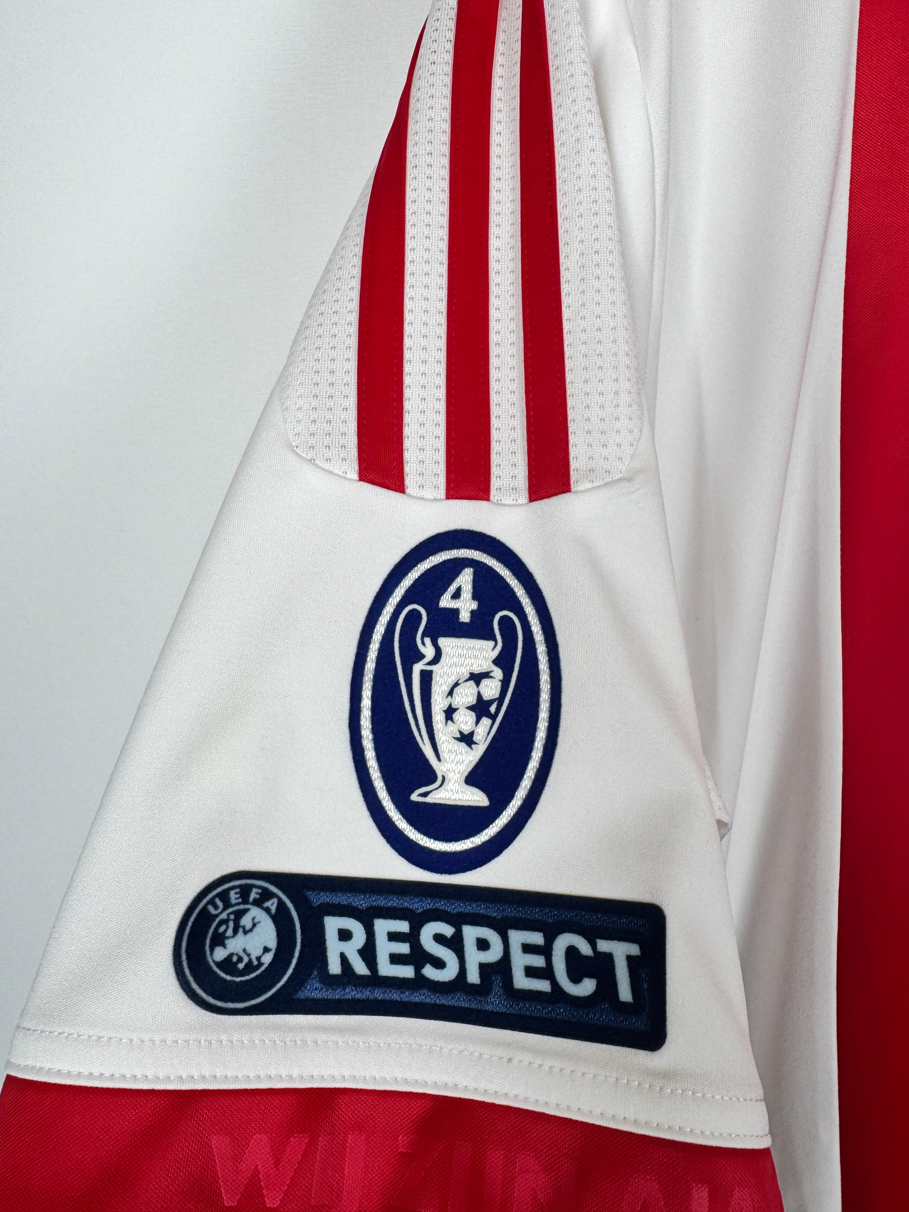 AJAX AMSTERDAM FOOTBALL JERSEY 2011/2012 HOME - ERIKSEN #8 (XL)