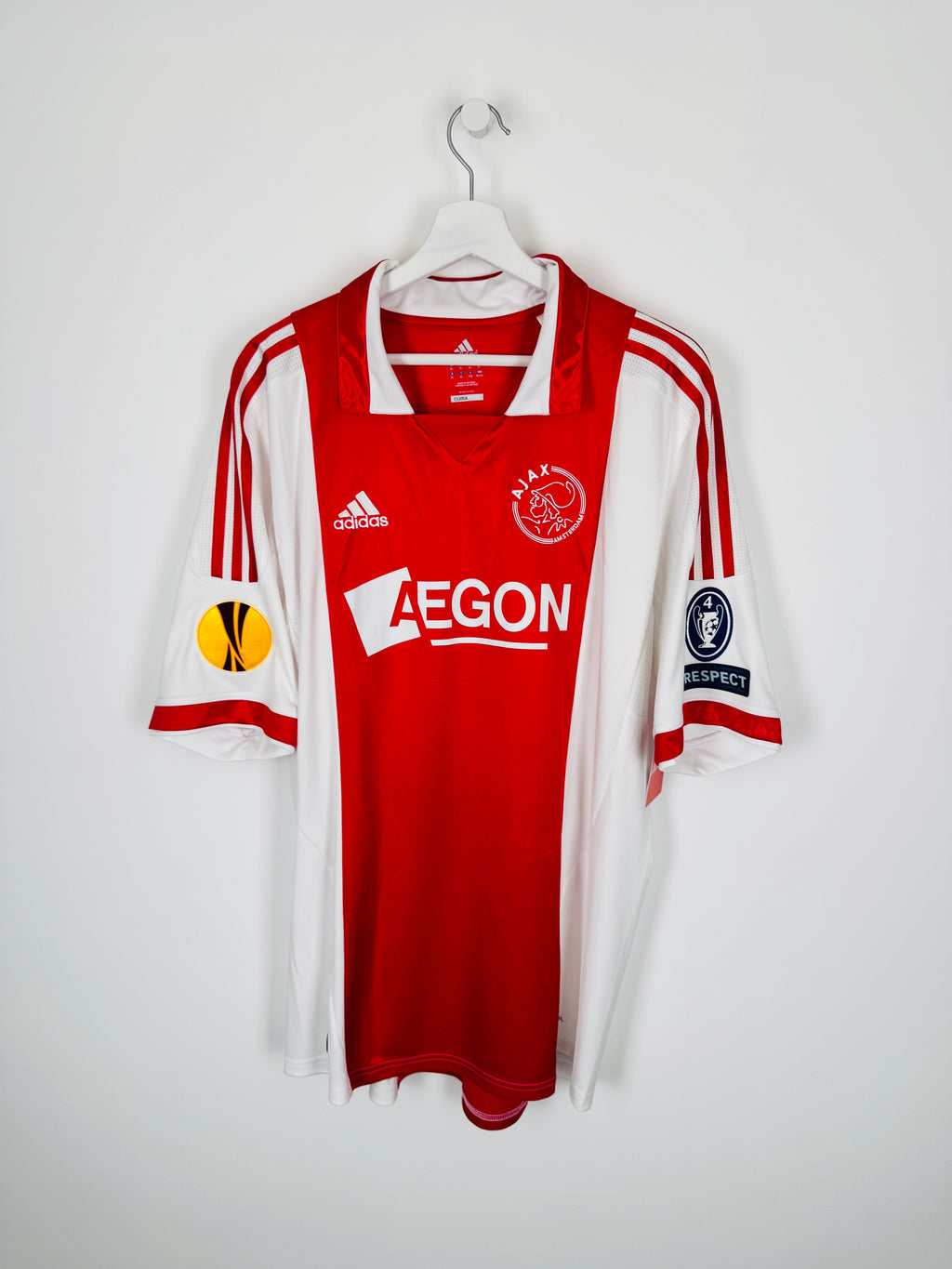 AJAX AMSTERDAM FOOTBALL JERSEY 2011/2012 HOME - ERIKSEN #8 (XL)