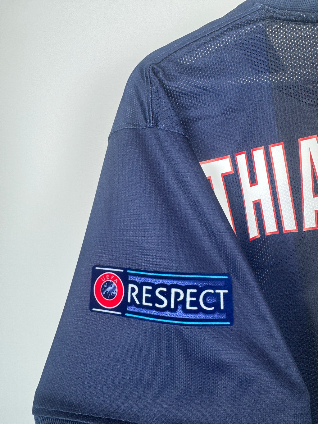 PSG 2014/2015 HOME FOOTBALL SHIRT - THIAGO MOTTA #8 PLAYER ISSUE (M)