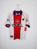MAILLOT DE FOOTBALL PSG 1996/1997 EXTÉRIEUR OPEL VINTAGE (S)