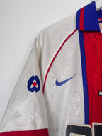 MAILLOT DE FOOTBALL PSG 1996/1997 EXTÉRIEUR OPEL VINTAGE (S)