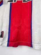 MAILLOT DE FOOTBALL PSG 1996/1997 EXTÉRIEUR OPEL VINTAGE (S)
