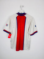 MAILLOT DE FOOTBALL PSG 1996/1997 EXTÉRIEUR OPEL VINTAGE (S)