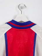 MAILLOT DE FOOTBALL PSG 1996/1997 EXTÉRIEUR OPEL VINTAGE (S)