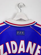 MAILLOT DE FOOTBALL ÉQUIPE DE FRANCE 1998 DOMICILE - ZINÉDINE ZIDANE #10 (XL)