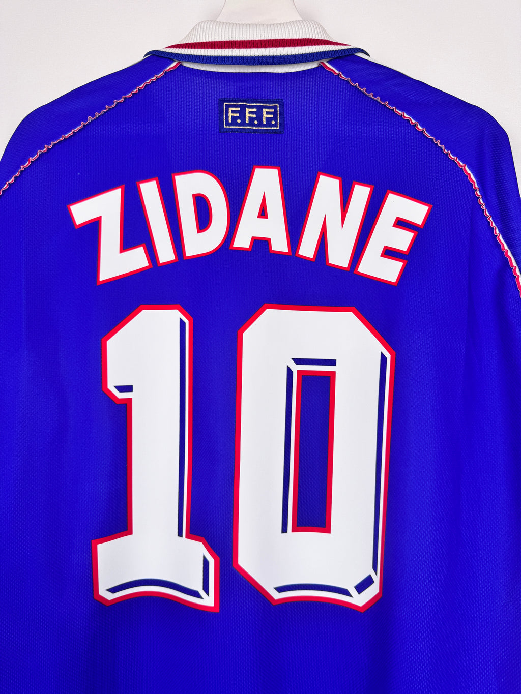 MAILLOT DE FOOTBALL ÉQUIPE DE FRANCE 1998 DOMICILE - ZINÉDINE ZIDANE #10 (XL)