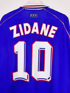 MAILLOT DE FOOTBALL ÉQUIPE DE FRANCE 1998 DOMICILE - ZINÉDINE ZIDANE #10 (XL)