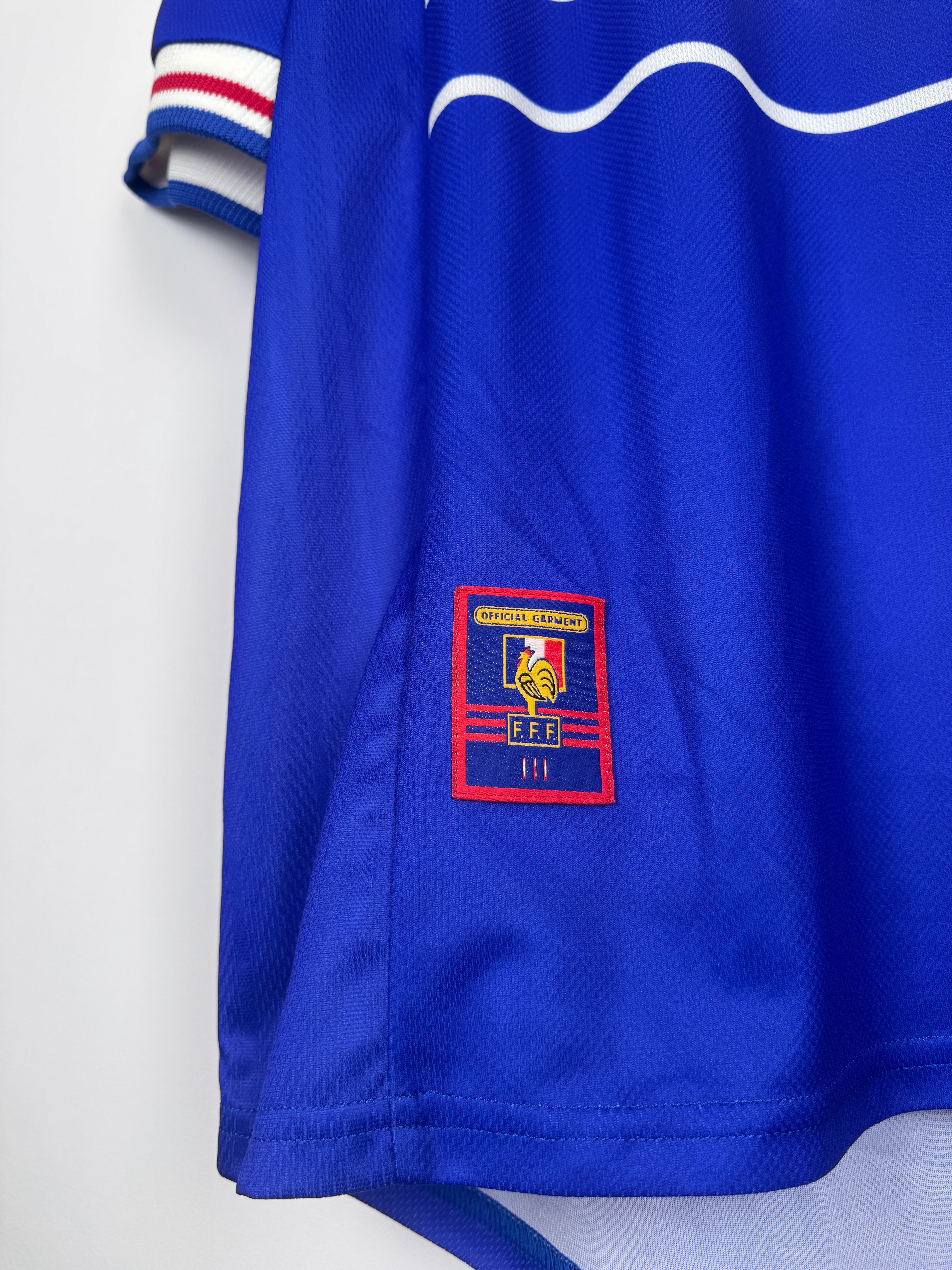 MAILLOT DE FOOTBALL ÉQUIPE DE FRANCE 1998 DOMICILE - ZINÉDINE ZIDANE #10 (XL)