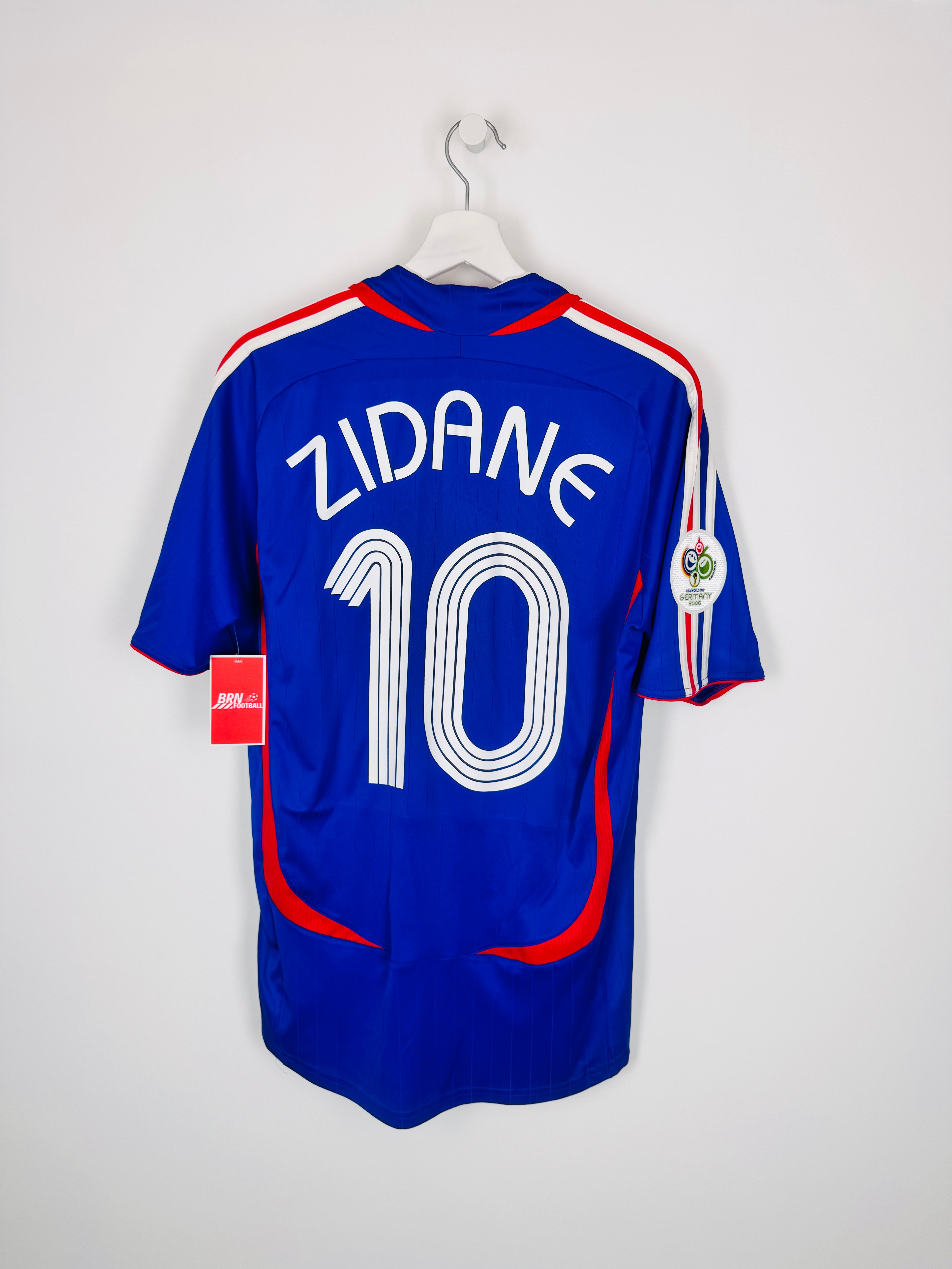 MAILLOT DE FOOTBALL ÉQUIPE DE FRANCE 2006 DOMICILE - ZINÉDINE ZIDANE #10 (M)