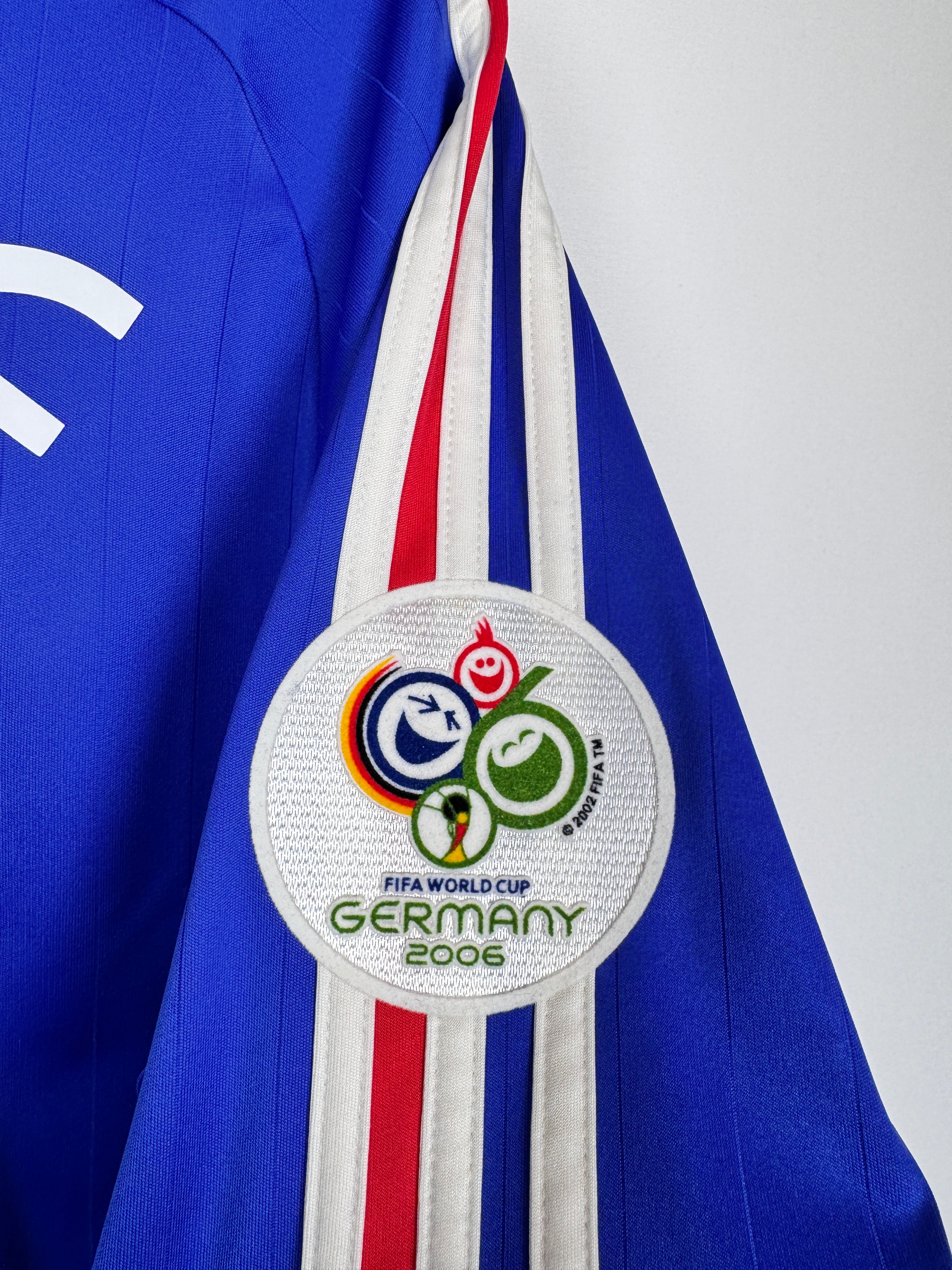 MAILLOT DE FOOTBALL ÉQUIPE DE FRANCE 2006 DOMICILE - ZINÉDINE ZIDANE #10 (M)
