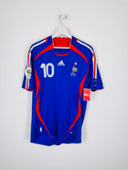 MAILLOT DE FOOTBALL ÉQUIPE DE FRANCE 2006 DOMICILE - ZINÉDINE ZIDANE #10 (M)