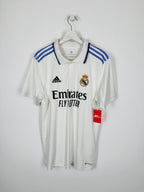 REAL MADRID 2022/2023 HOME FOOTBALL JERSEY - BENZEMA #9 BALLON D'OR (M)