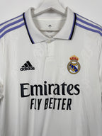 REAL MADRID 2022/2023 HOME FOOTBALL JERSEY - BENZEMA #9 BALLON D'OR (M)