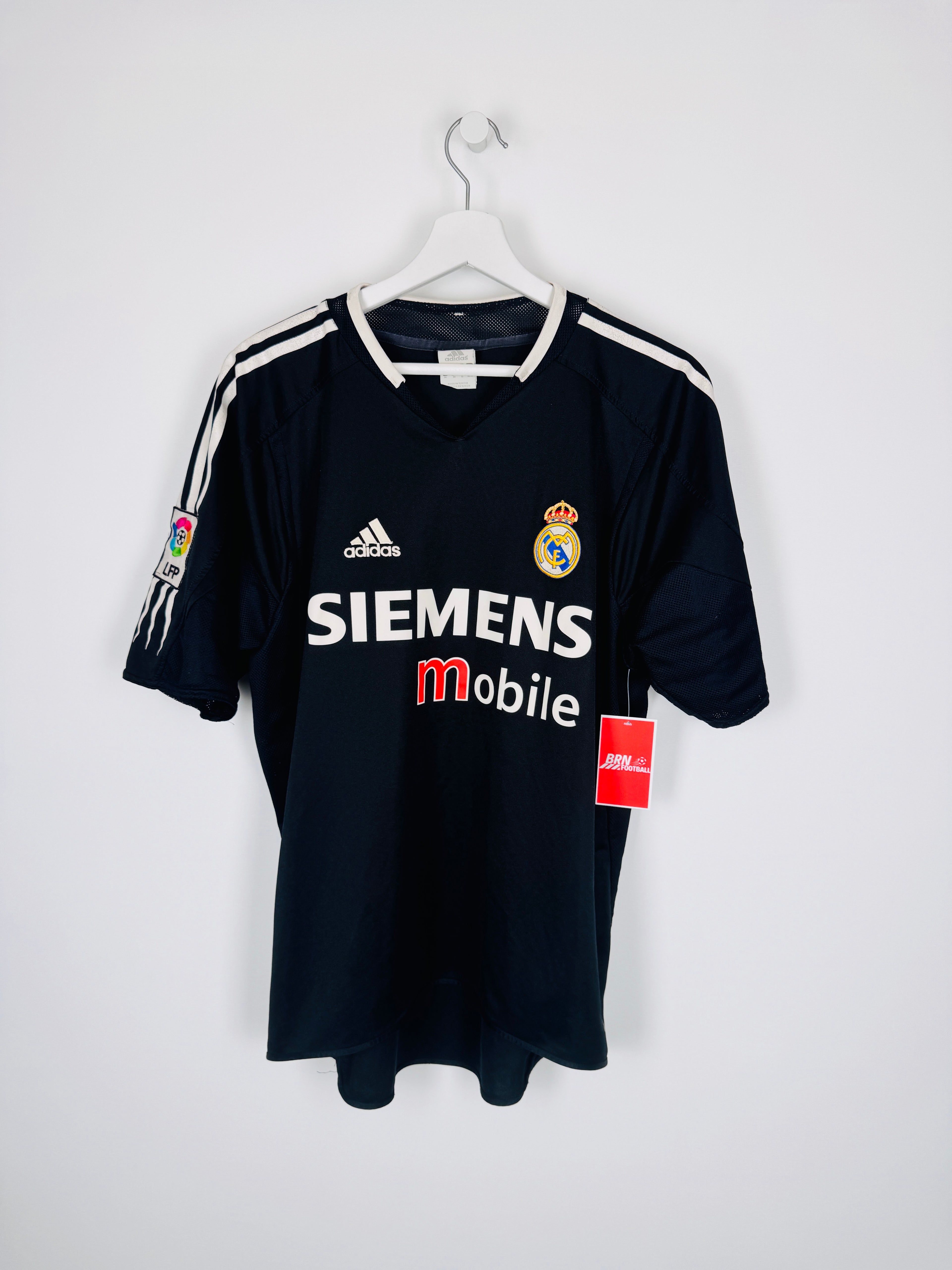 MAILLOT DE FOOTBALL REAL MADRID 2004/2005 EXTÉRIEUR - ZINÉDINE ZIDANE #5 (M)