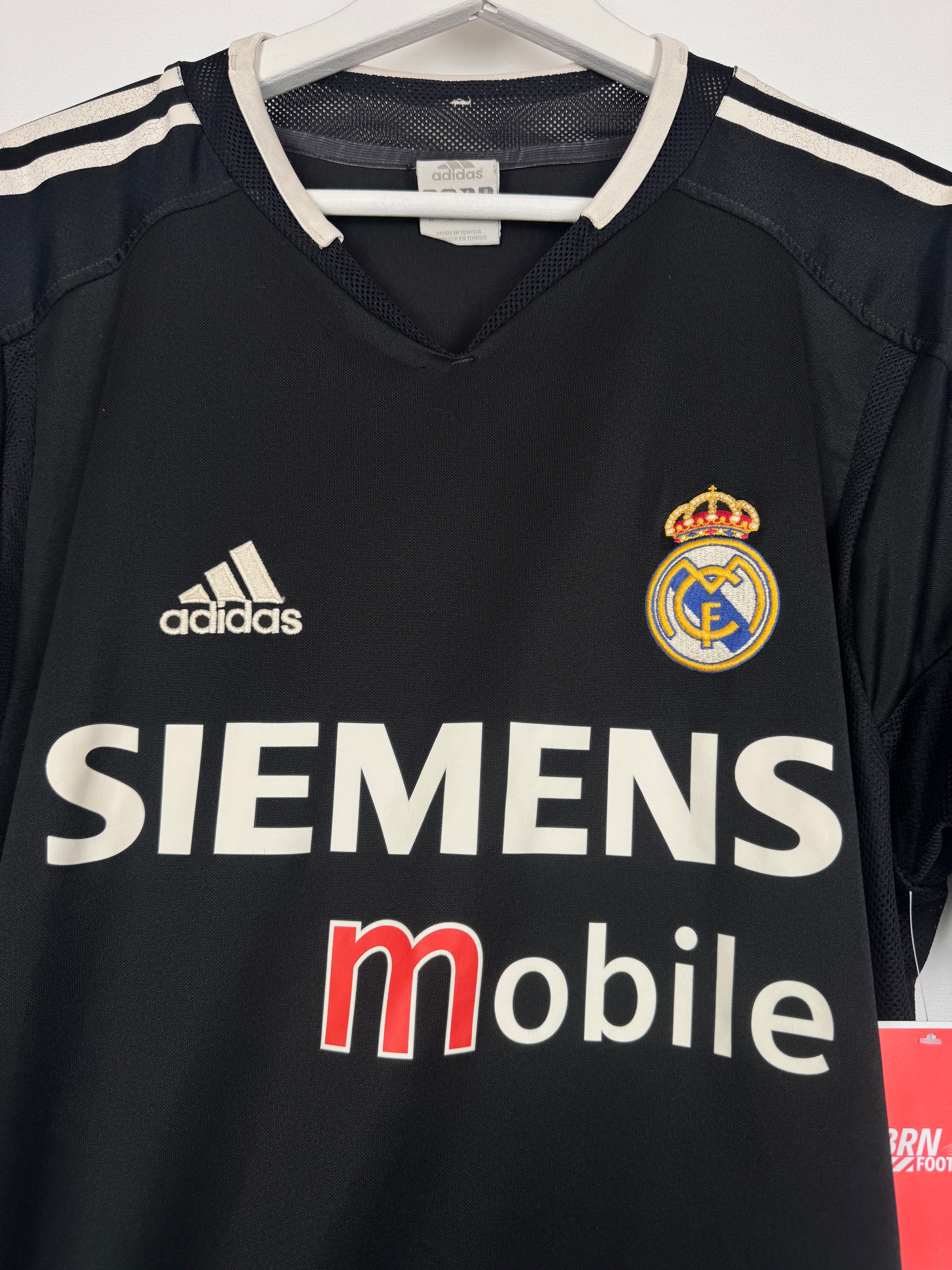 MAILLOT DE FOOTBALL REAL MADRID 2004/2005 EXTÉRIEUR - ZINÉDINE ZIDANE #5 (M)