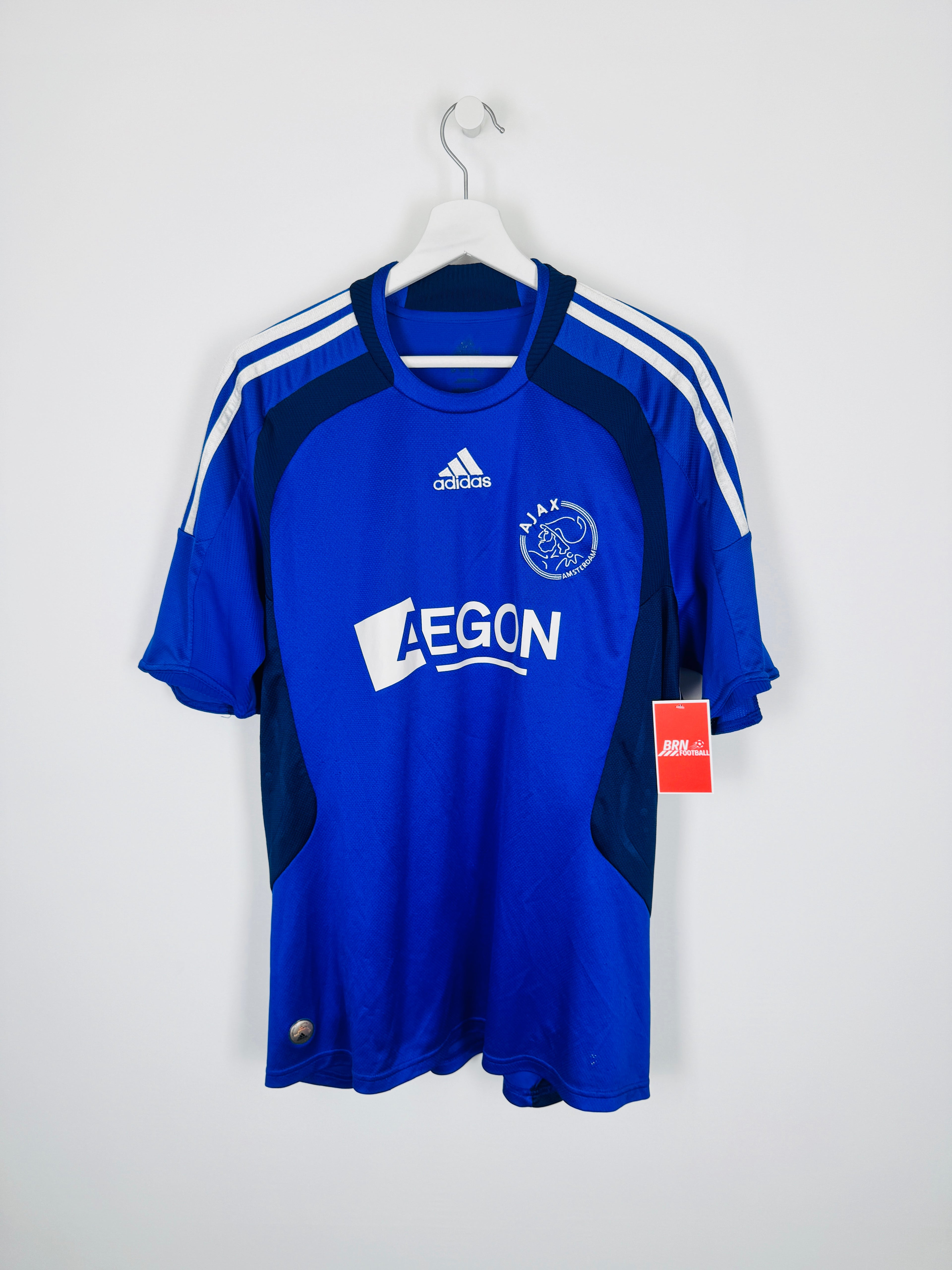 AJAX AMSTERDAM 2008/2009 AWAY FOOTBALL SHIRT - SUAREZ #16 (L)