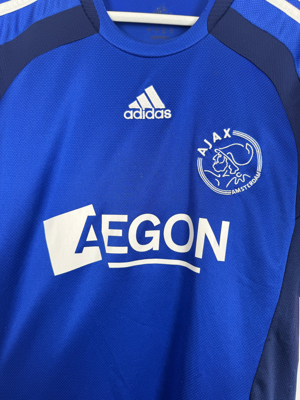 AJAX AMSTERDAM 2008/2009 AWAY FOOTBALL SHIRT - SUAREZ #16 (L)