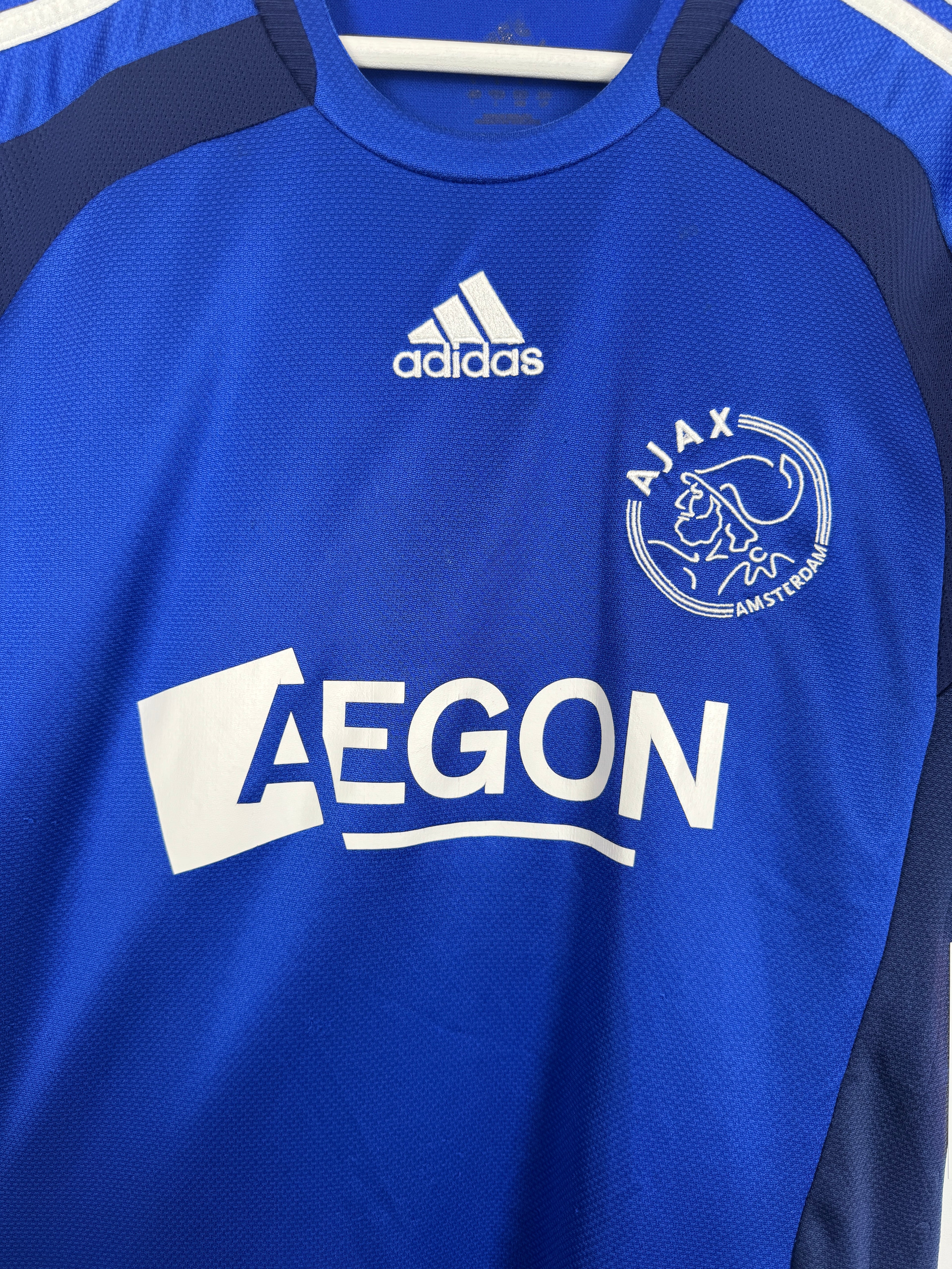 AJAX AMSTERDAM 2008/2009 AWAY FOOTBALL SHIRT - SUAREZ #16 (L)