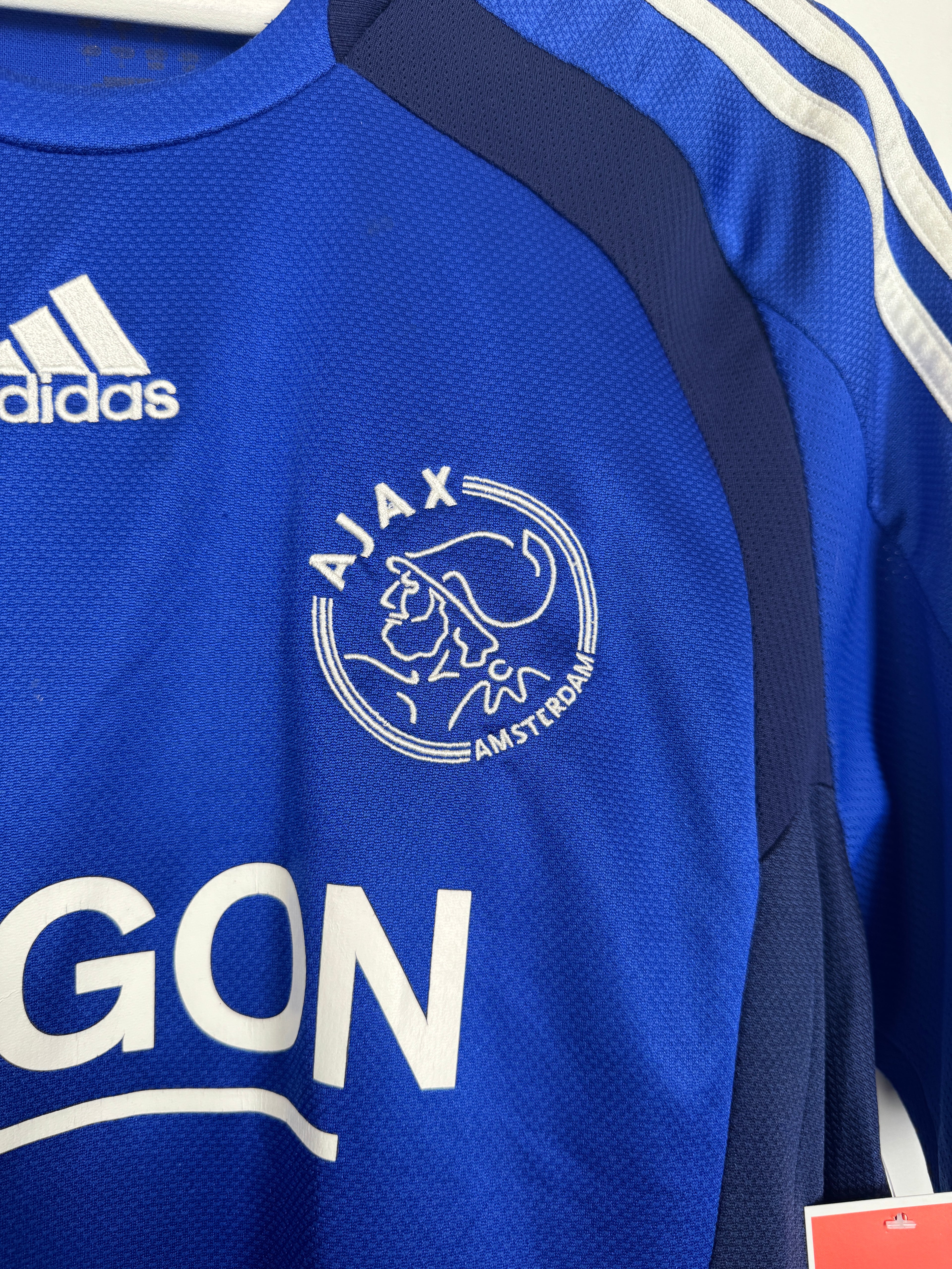 AJAX AMSTERDAM 2008/2009 AWAY FOOTBALL SHIRT - SUAREZ #16 (L)