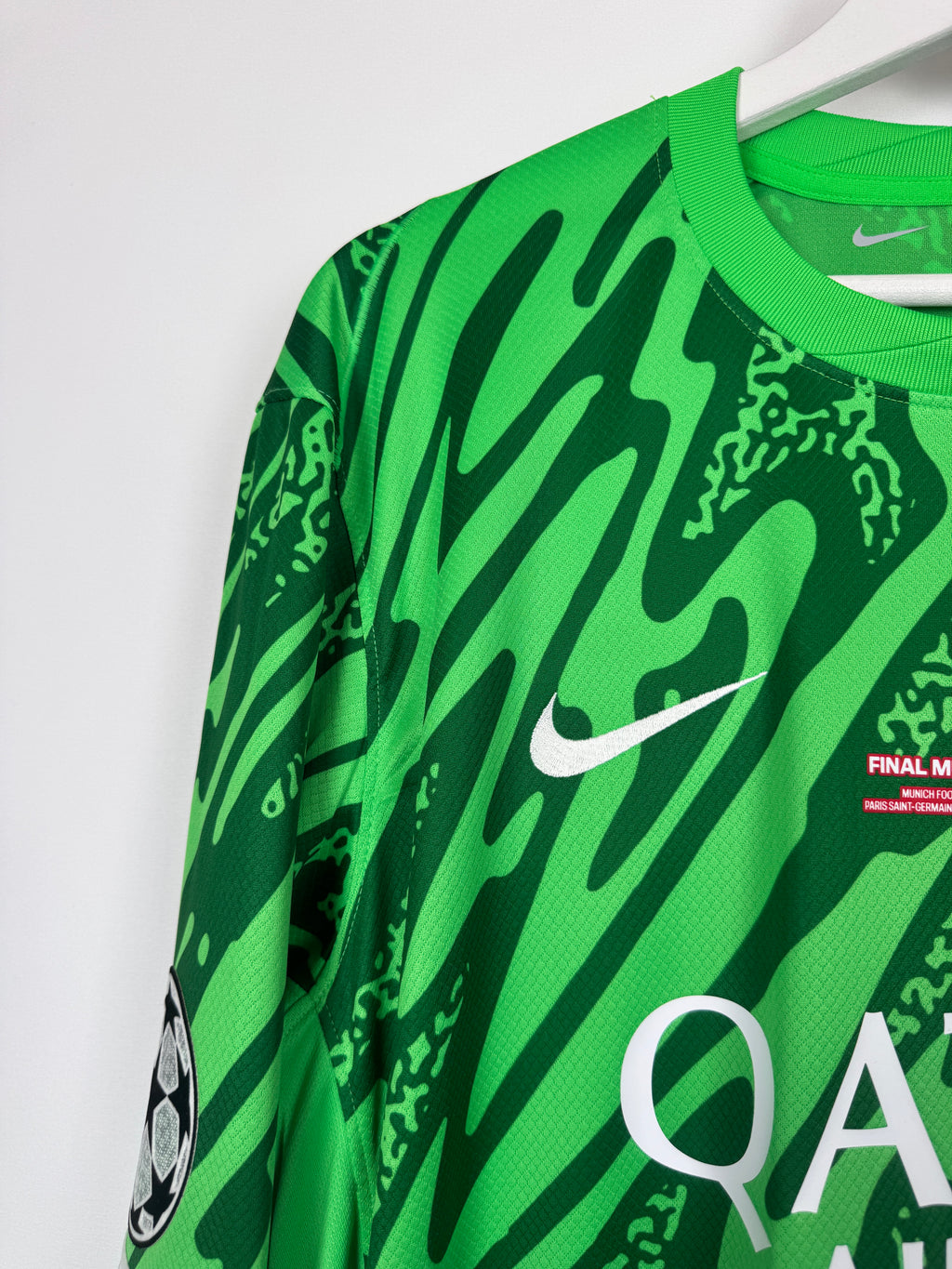 MAILLOT DE FOOTBALL PSG 2024/2025 GARDIEN FINALE MUNICH 2025 - GIANLUIGI DONNARUMMA #1 (L) NEUF