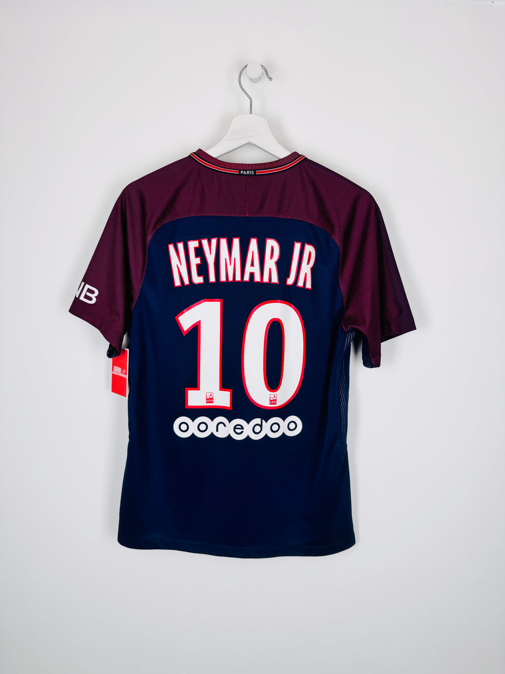 MAILLOT DE FOOTBALL PSG 2017/2018 DOMICILE - NEYMAR JR #10 (S)