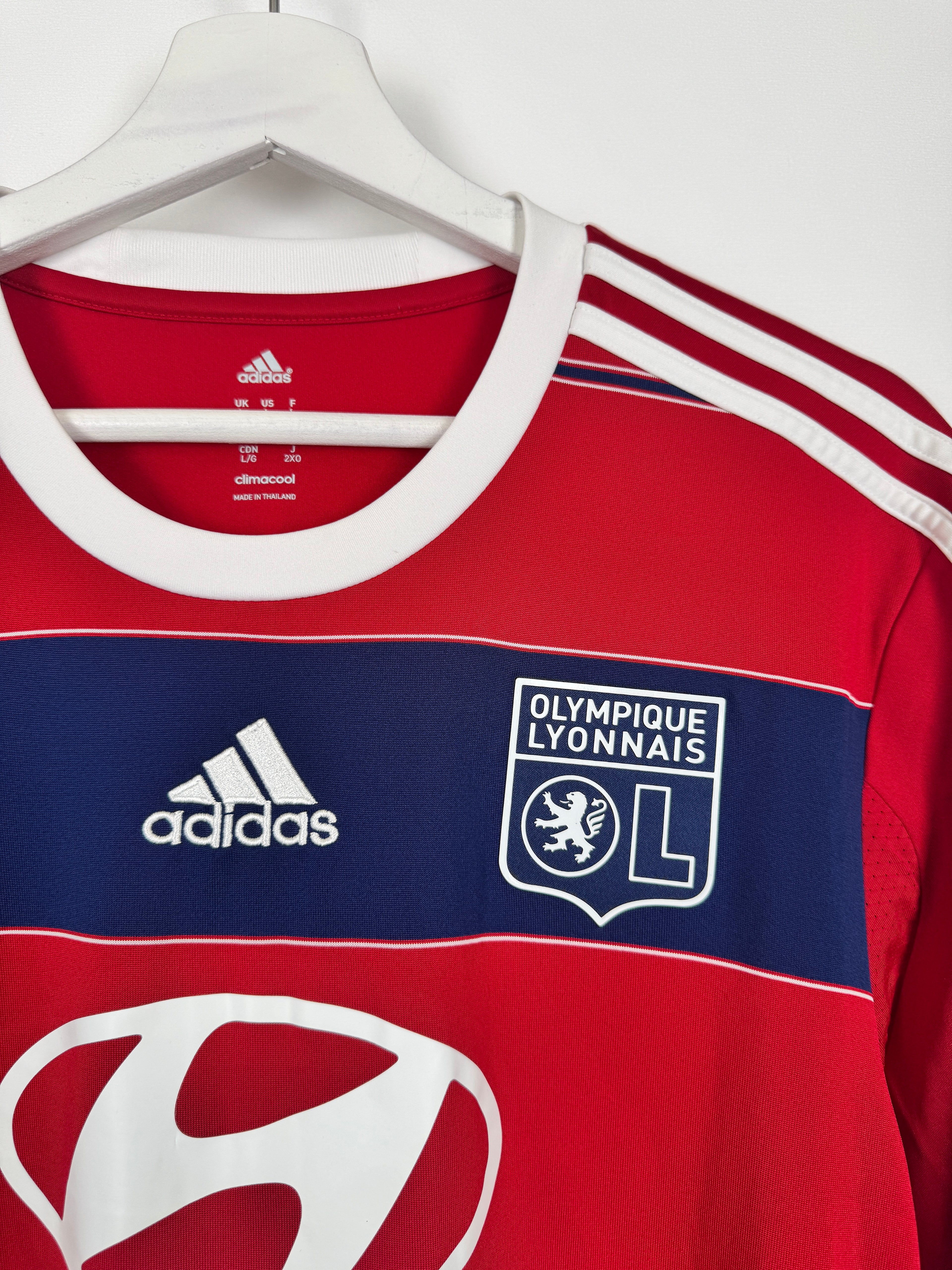 OLYMPIQUE LYONNAIS 2013/2014 AWAY FOOTBALL SHIRT - FEKIR #31 (L)