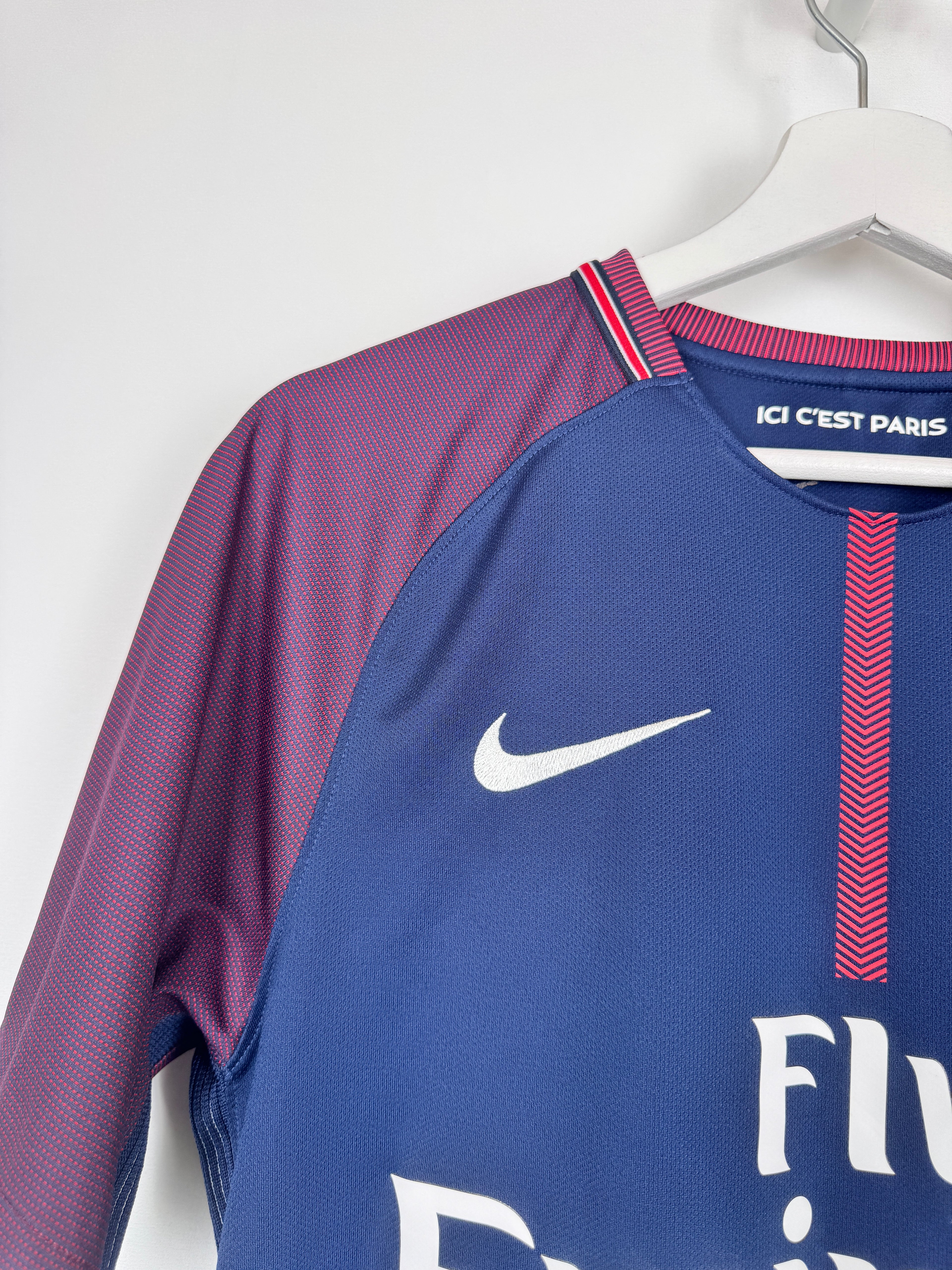 MAILLOT DE FOOTBALL PSG 2017/2018 DOMICILE - NEYMAR JR #10 (S)