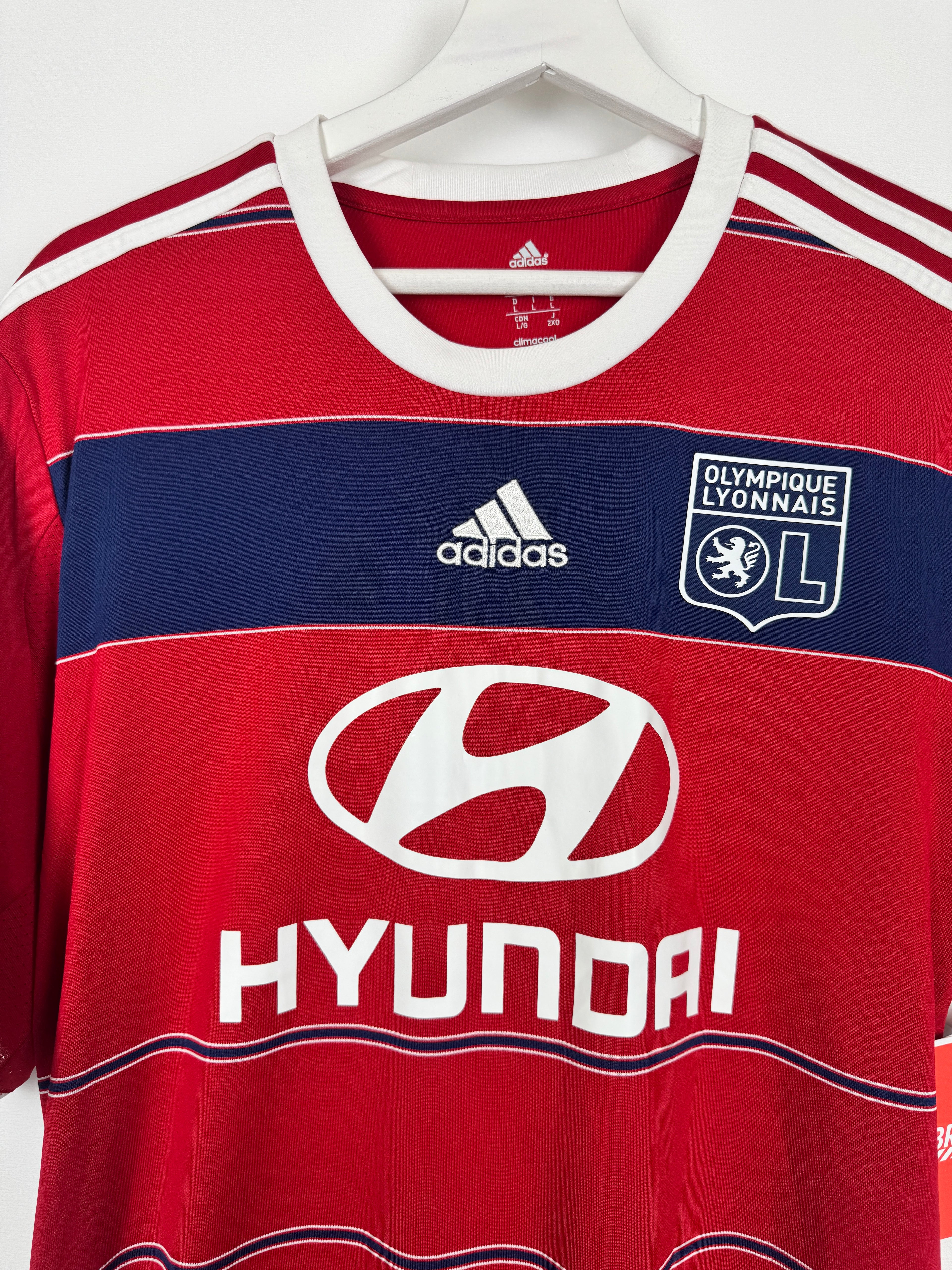 OLYMPIQUE LYONNAIS 2013/2014 AWAY FOOTBALL SHIRT - FEKIR #31 (L)