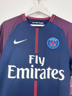 MAILLOT DE FOOTBALL PSG 2017/2018 DOMICILE - NEYMAR JR #10 (S)
