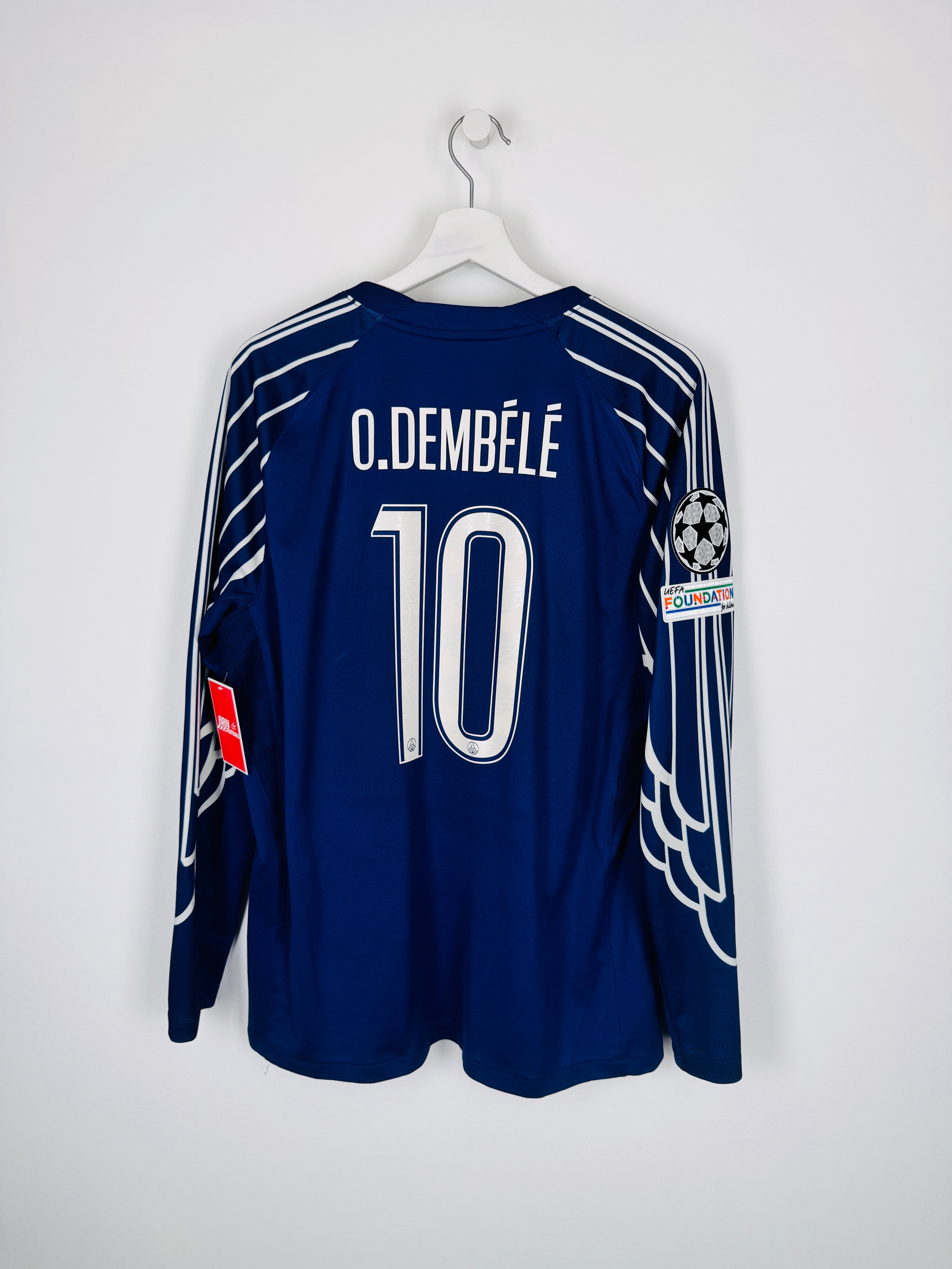 MAILLOT DE FOOTBALL PSG 2024/2025 FOURTH MANCHES LONGUES - OUSMANE DEMBÉLÉ #10 (L)