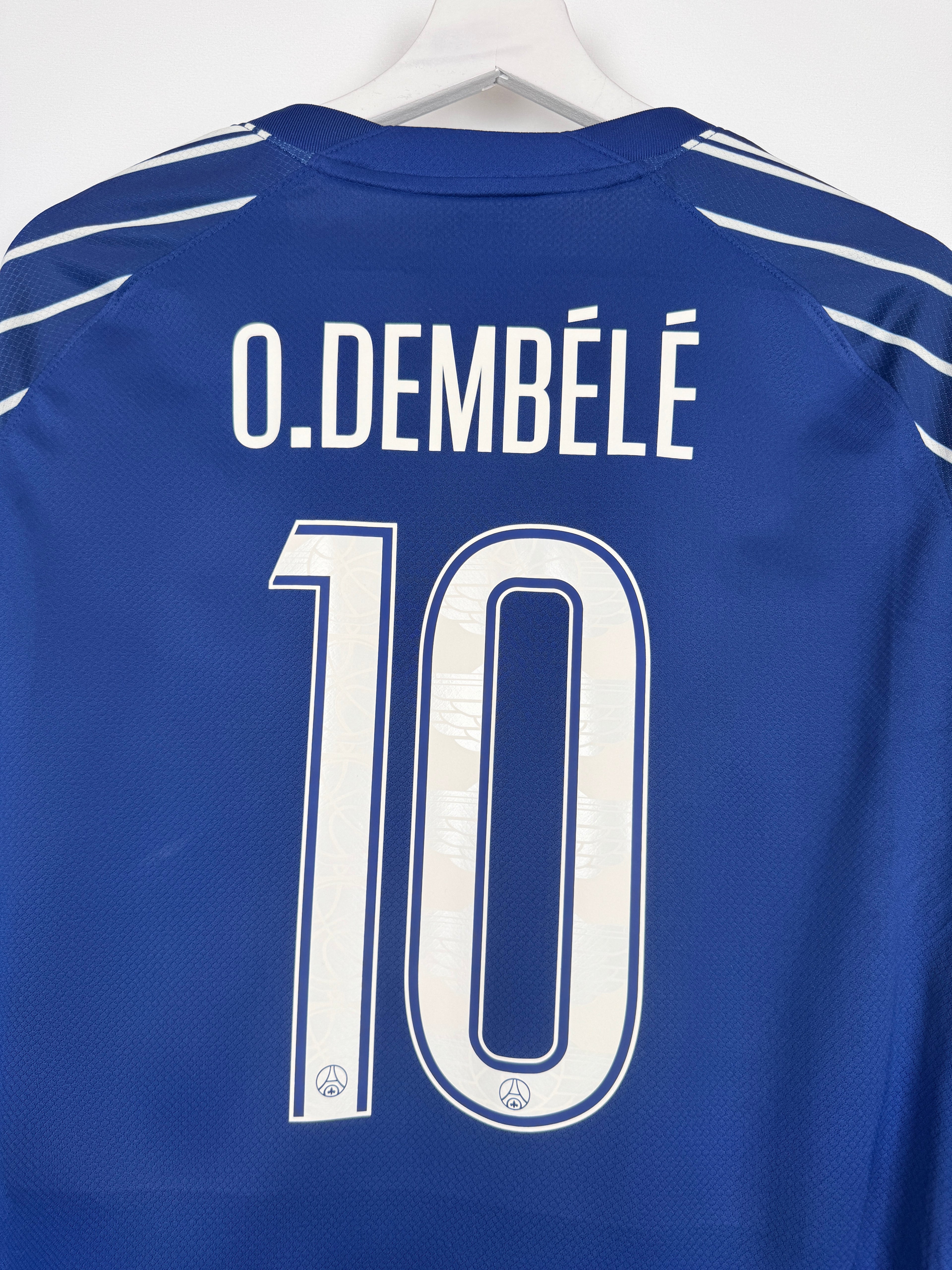 MAILLOT DE FOOTBALL PSG 2024/2025 FOURTH MANCHES LONGUES - OUSMANE DEMBÉLÉ #10 (L)