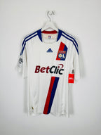 OLYMPIQUE LYONNAIS 2010/2011 HOME FOOTBALL SHIRT - LACAZETTE #38 (M)
