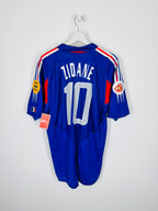 CAMISETA DE FÚTBOL SELECCIÓN DE FRANCIA 2004 LOCAL - ZIDANE #10 (L)