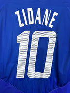CAMISETA DE FÚTBOL SELECCIÓN DE FRANCIA 2004 LOCAL - ZIDANE #10 (L)