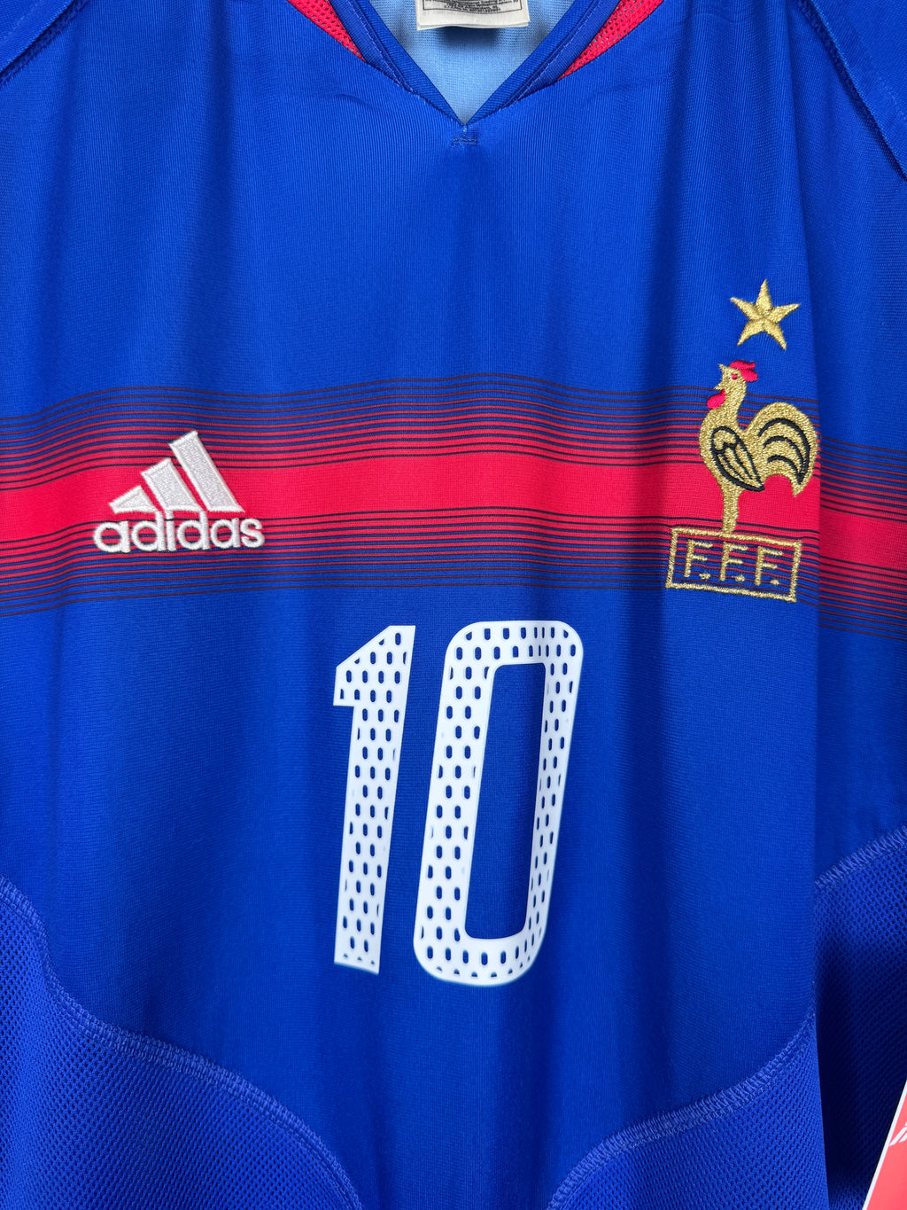CAMISETA DE FÚTBOL SELECCIÓN DE FRANCIA 2004 LOCAL - ZIDANE #10 (L)