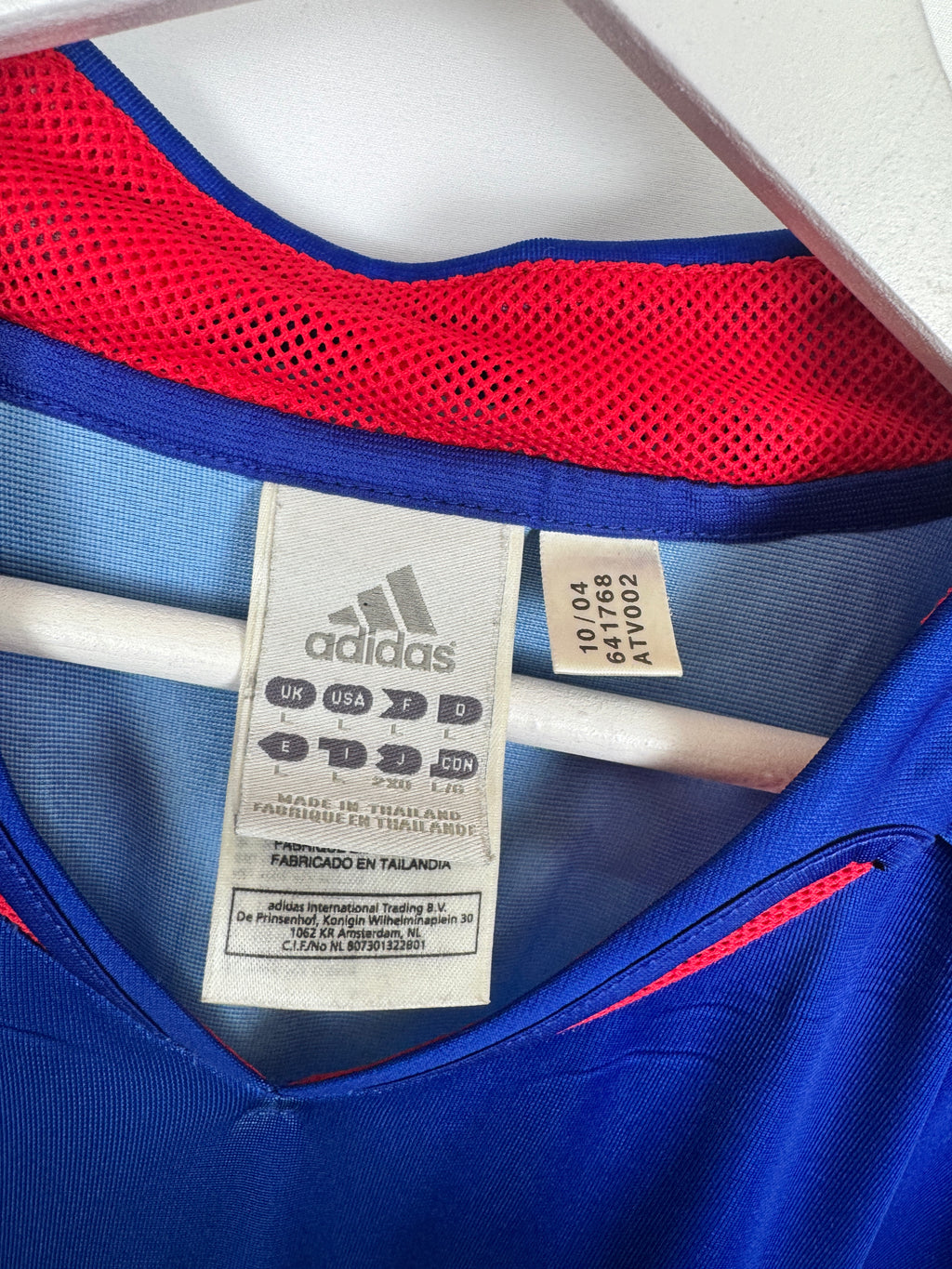 CAMISETA DE FÚTBOL SELECCIÓN DE FRANCIA 2004 LOCAL - ZIDANE #10 (L)