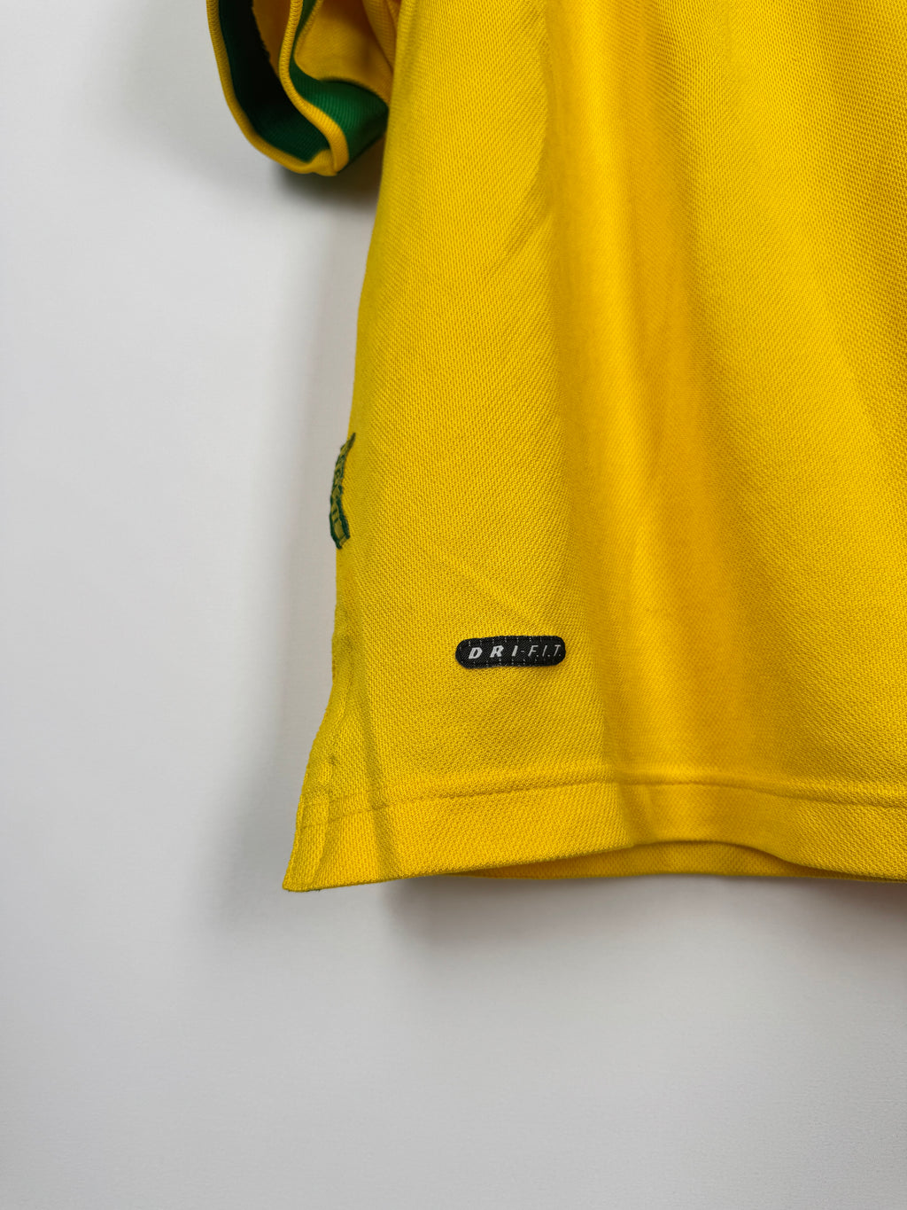BRAZIL 1998 HOME FOOTBALL JERSEY - RONALDO #9 (S)