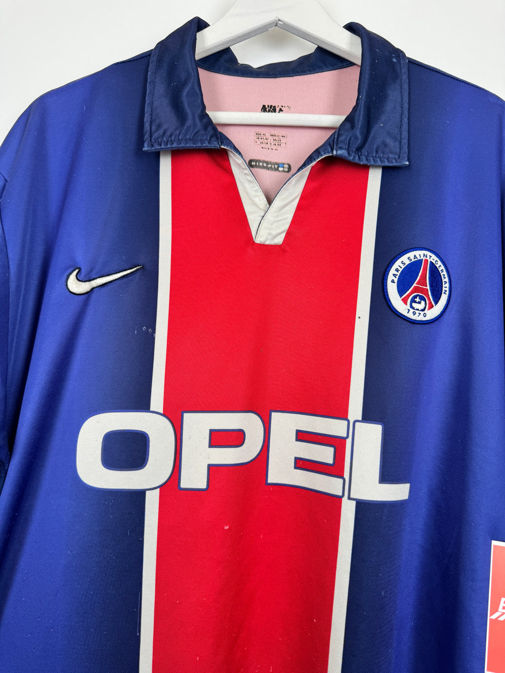FOOTBALL JERSEY PSG 1998/1999 HOME PRO STOCK (XL)
