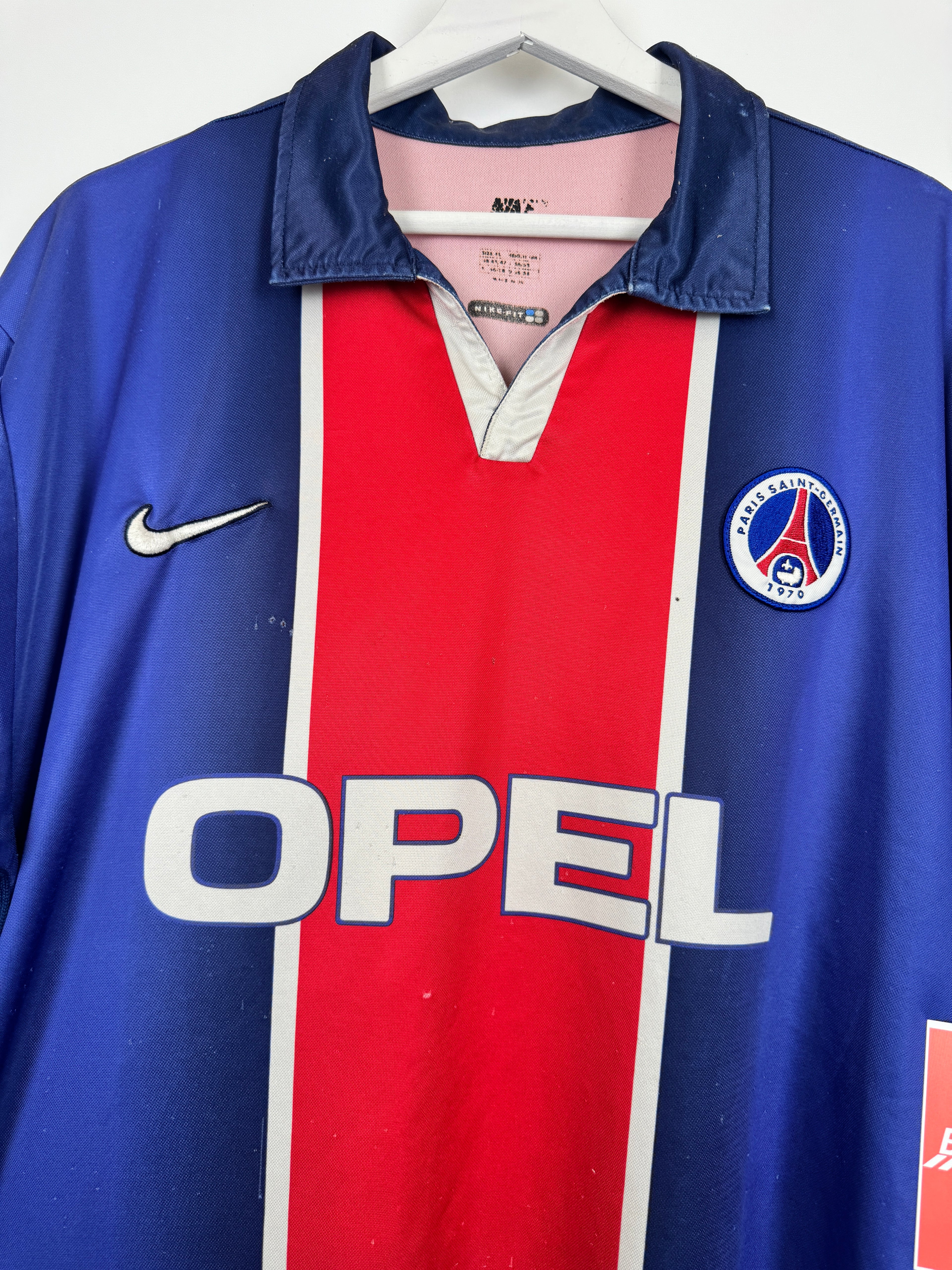 FOOTBALL JERSEY PSG 1998/1999 HOME PRO STOCK (XL)