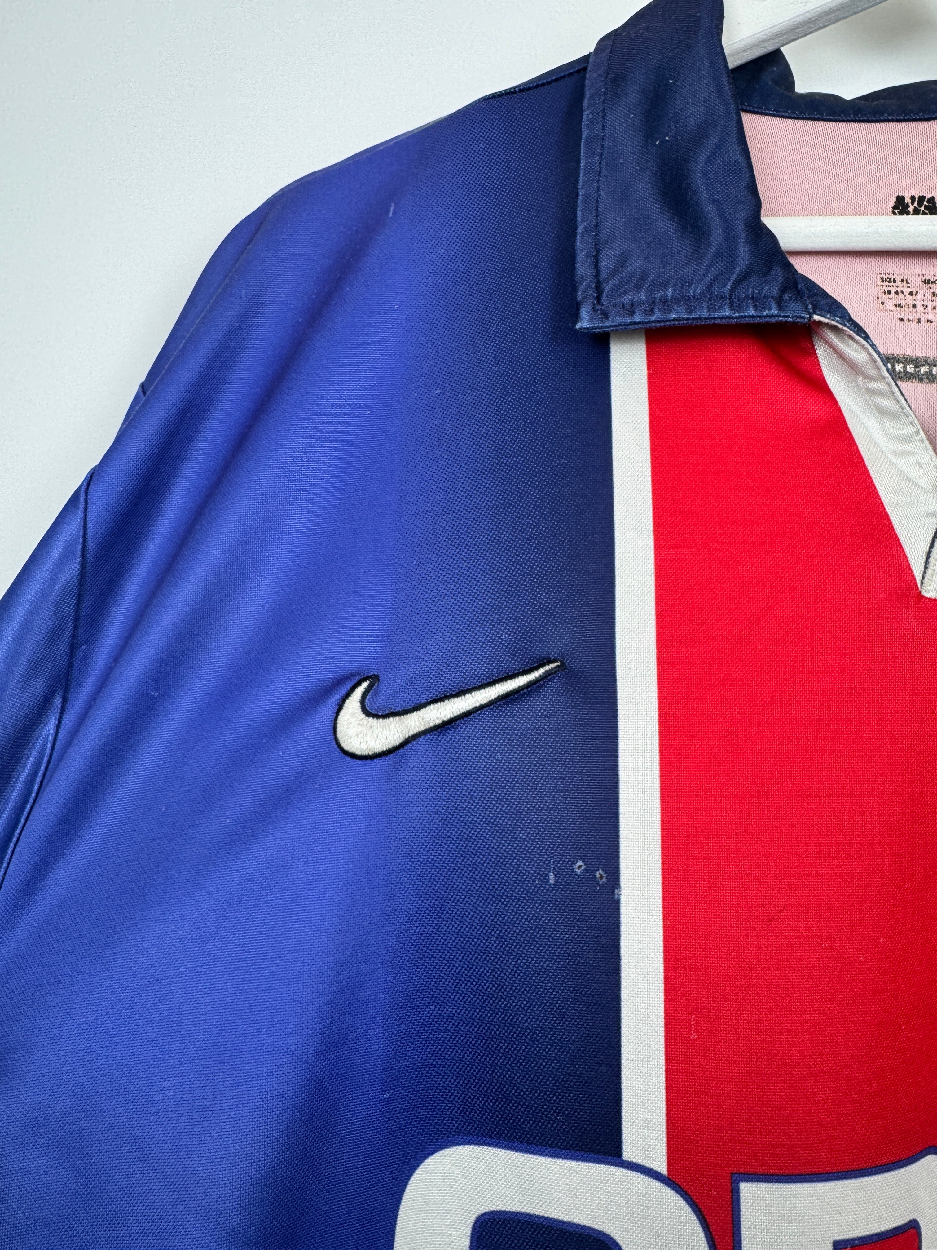 FOOTBALL JERSEY PSG 1998/1999 HOME PRO STOCK (XL)