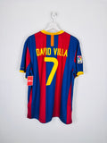 MAILLOT DE FOOTBALL BARCELONE 2010/2011 DOMICILE - DAVID VILLA #7 (XL)
