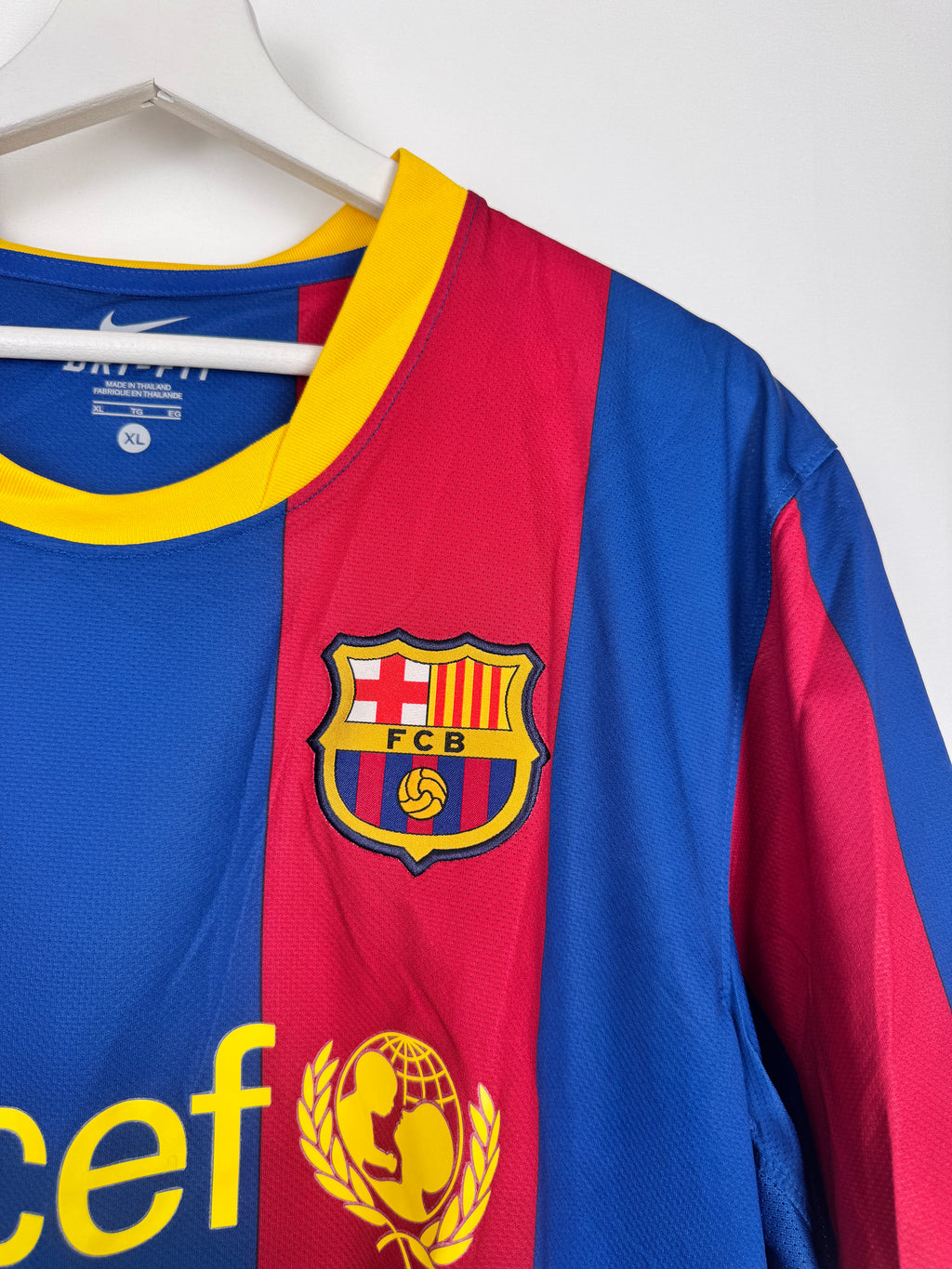 MAILLOT DE FOOTBALL BARCELONE 2010/2011 DOMICILE - DAVID VILLA #7 (XL)