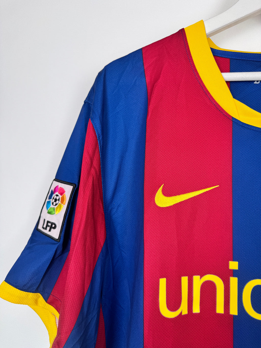 MAILLOT DE FOOTBALL BARCELONE 2010/2011 DOMICILE - DAVID VILLA #7 (XL)