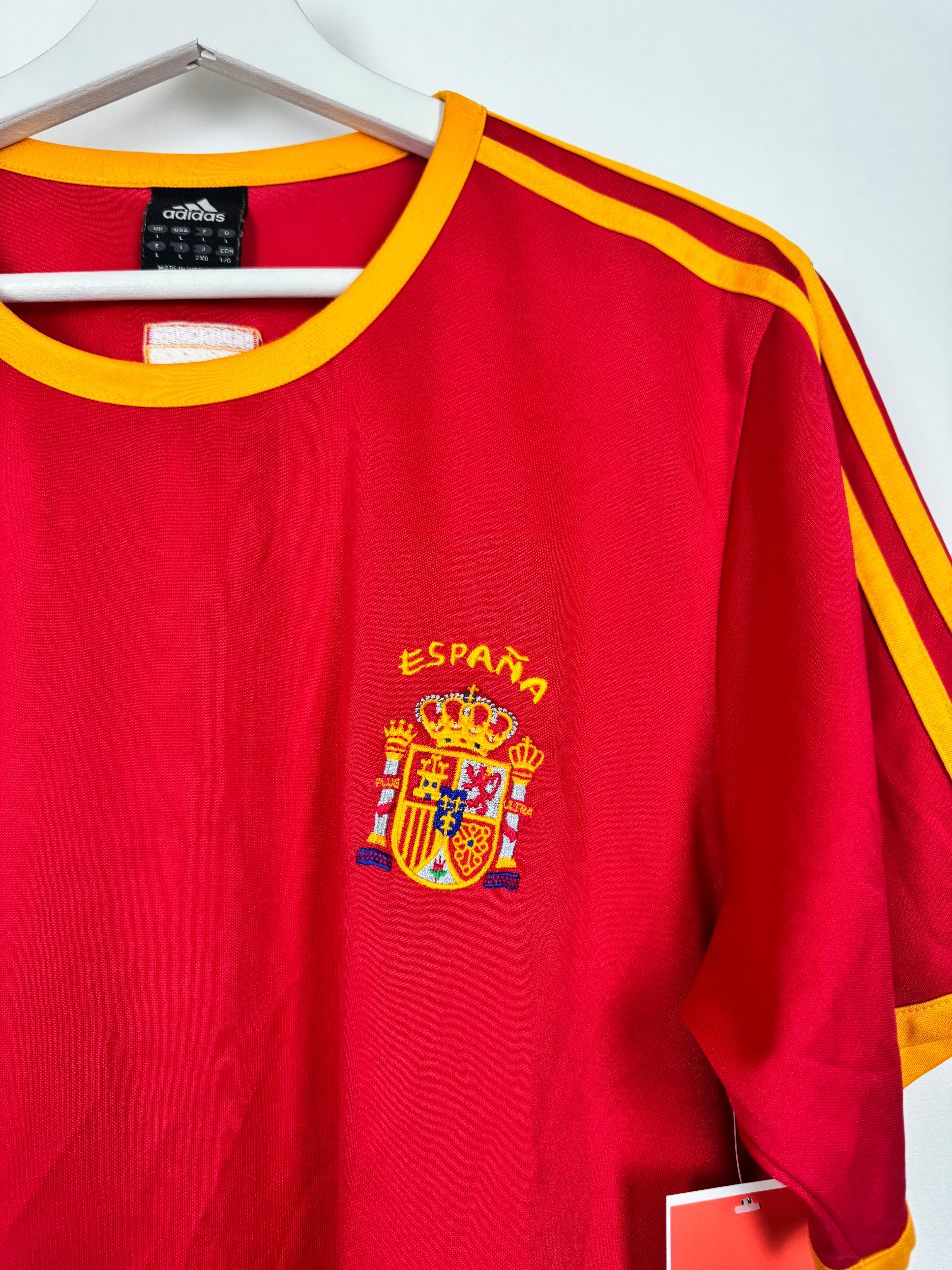 CAMISETA FÚTBOL ENTRENAMIENTO ESPAÑA 2004 (L)