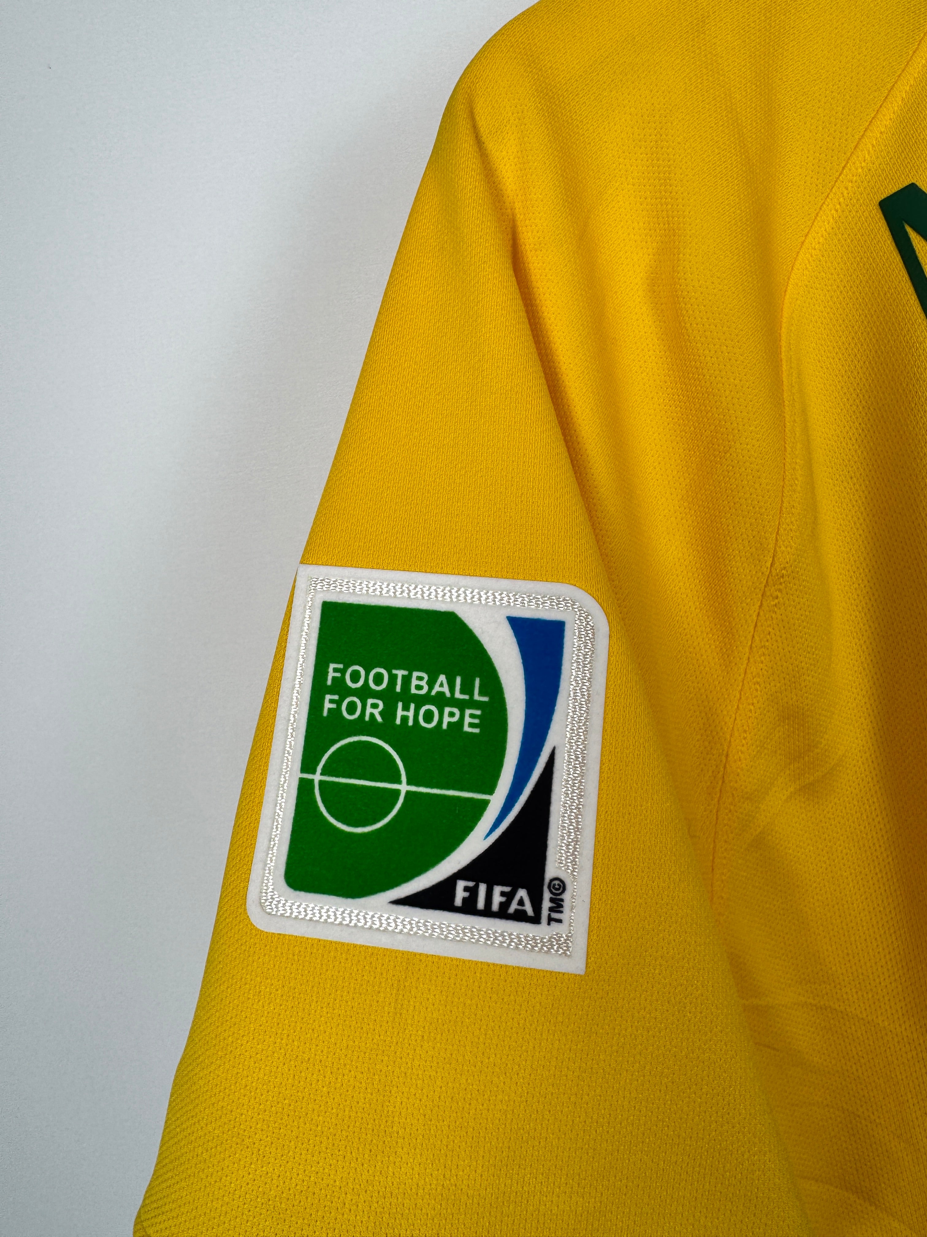 BRAZIL 2014 HOME FOOTBALL SHIRT - NEYMAR JR #10 (L)