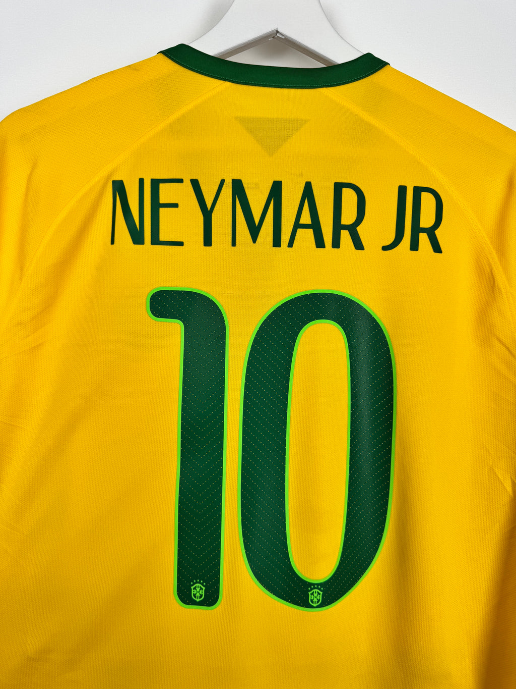 BRAZIL 2014 HOME FOOTBALL SHIRT - NEYMAR JR #10 (L)