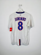 OLYMPIQUE LYONNAIS 2004/2006 HOME FOOTBALL JERSEY - JUNINHO #8 (L)
