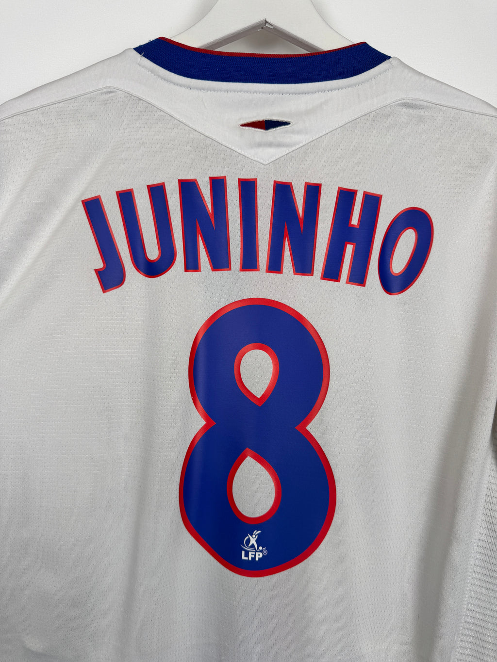 OLYMPIQUE LYONNAIS 2004/2006 HOME FOOTBALL JERSEY - JUNINHO #8 (L)