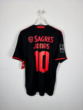 BENFICA AWAY FOOTBALL SHIRT 2016/2017 - JONAS #10 (L)